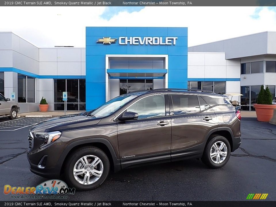 2019 GMC Terrain SLE AWD Smokey Quartz Metallic / Jet Black Photo #1