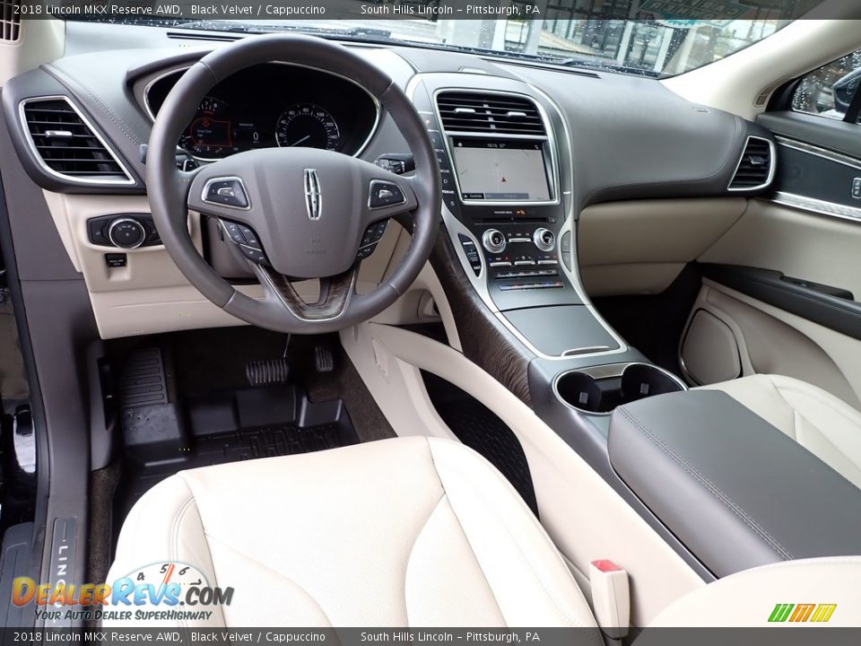 2018 Lincoln MKX Reserve AWD Black Velvet / Cappuccino Photo #17