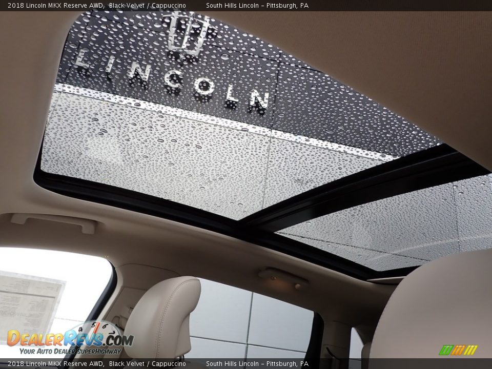 2018 Lincoln MKX Reserve AWD Black Velvet / Cappuccino Photo #20