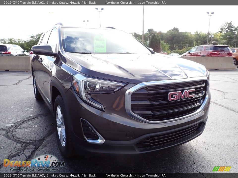 2019 GMC Terrain SLE AWD Smokey Quartz Metallic / Jet Black Photo #12