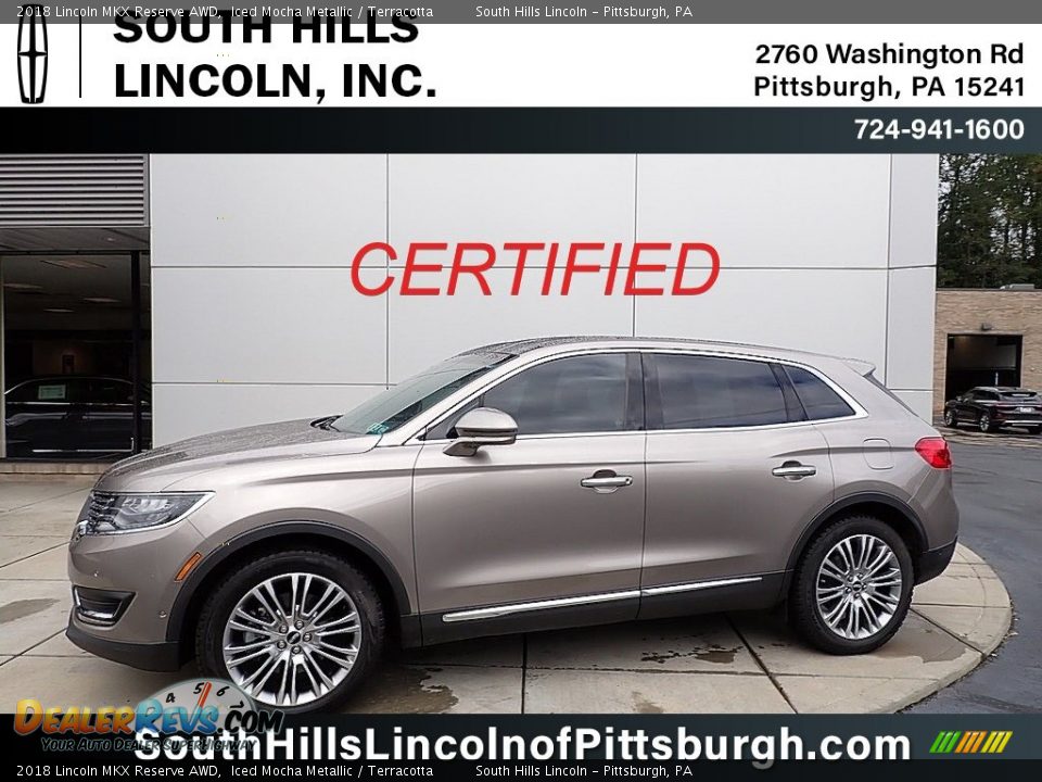 2018 Lincoln MKX Reserve AWD Iced Mocha Metallic / Terracotta Photo #1