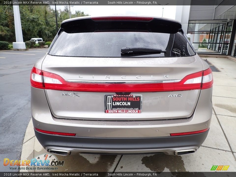 2018 Lincoln MKX Reserve AWD Iced Mocha Metallic / Terracotta Photo #4