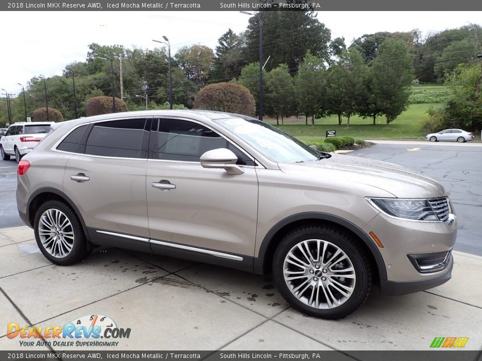 2018 Lincoln MKX Reserve AWD Iced Mocha Metallic / Terracotta Photo #7