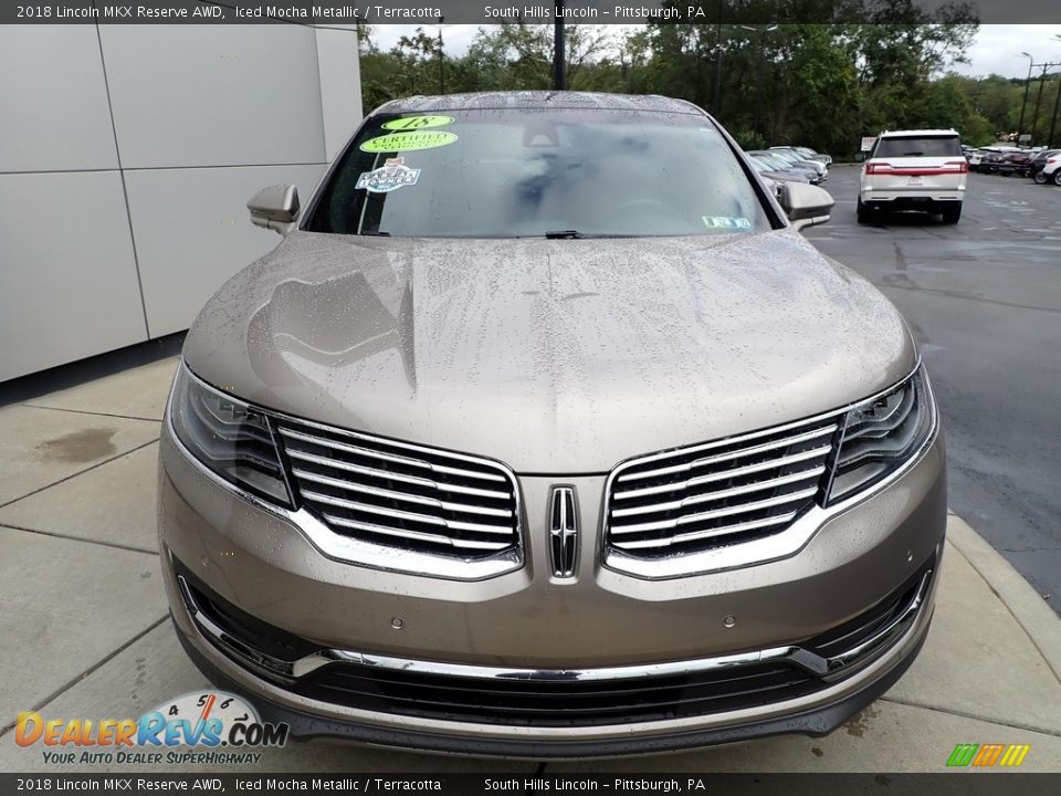 2018 Lincoln MKX Reserve AWD Iced Mocha Metallic / Terracotta Photo #9