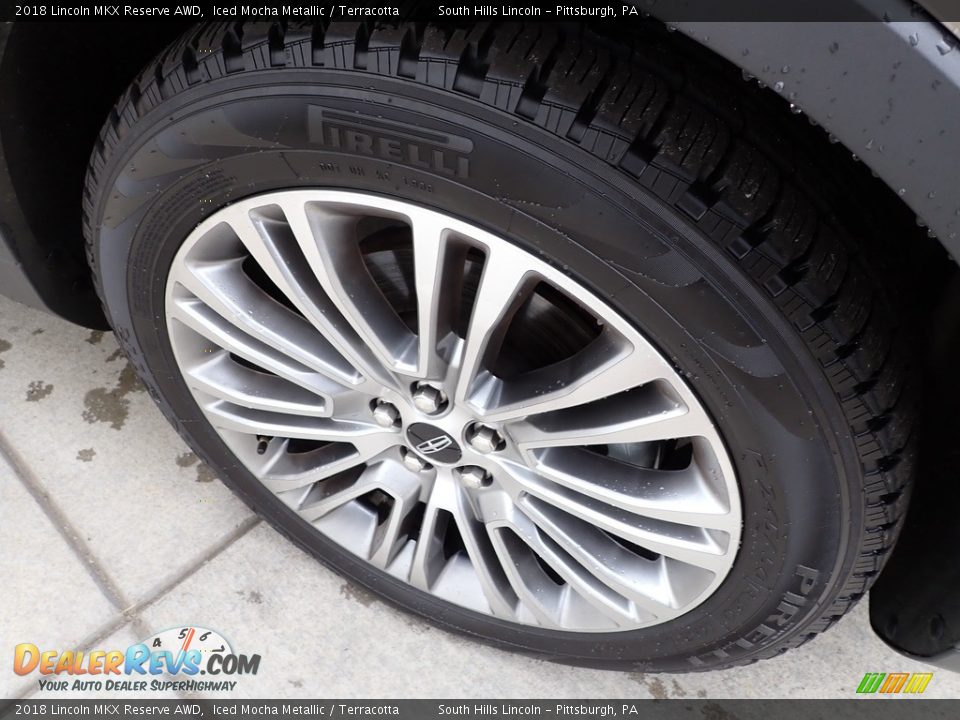 2018 Lincoln MKX Reserve AWD Iced Mocha Metallic / Terracotta Photo #10