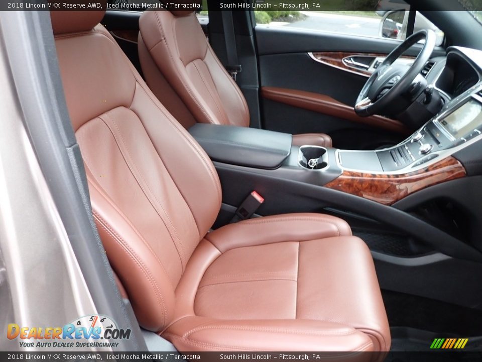 2018 Lincoln MKX Reserve AWD Iced Mocha Metallic / Terracotta Photo #11