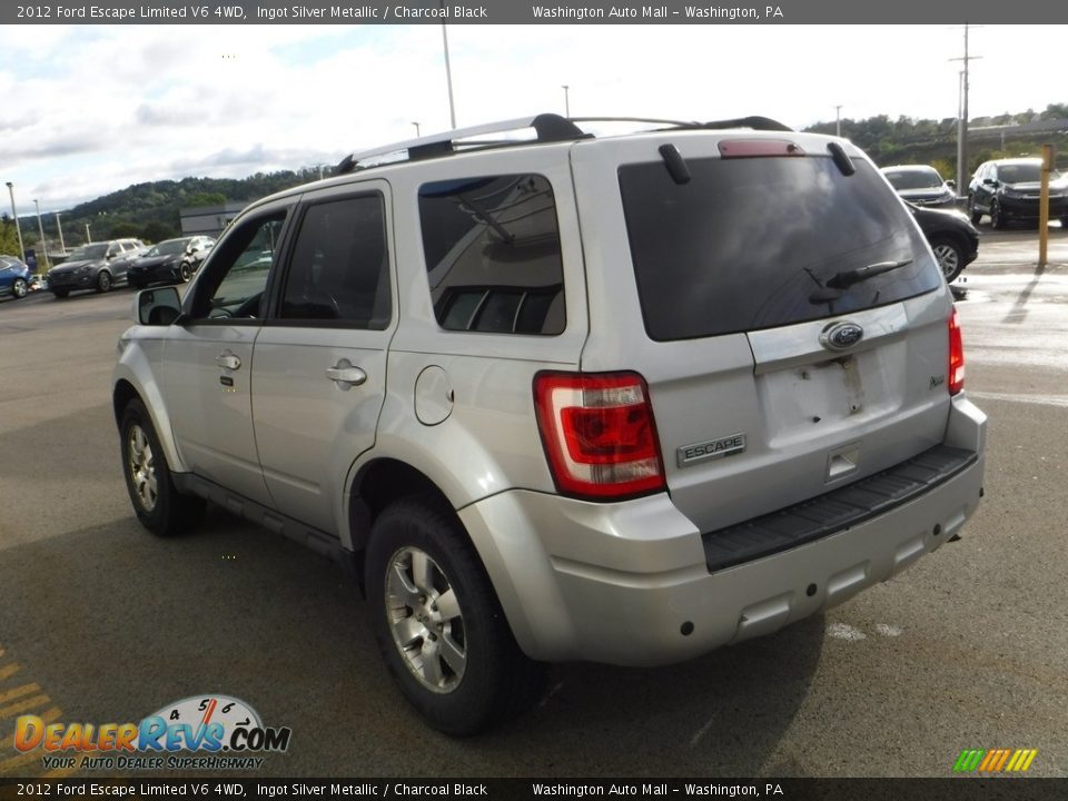 2012 Ford Escape Limited V6 4WD Ingot Silver Metallic / Charcoal Black Photo #8