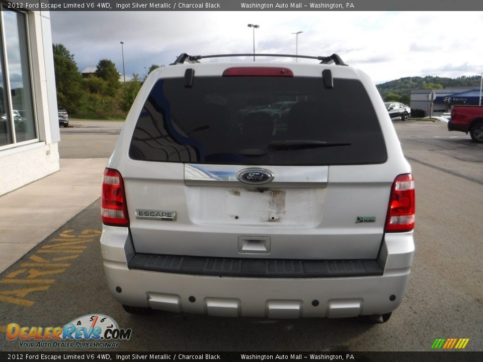 2012 Ford Escape Limited V6 4WD Ingot Silver Metallic / Charcoal Black Photo #9