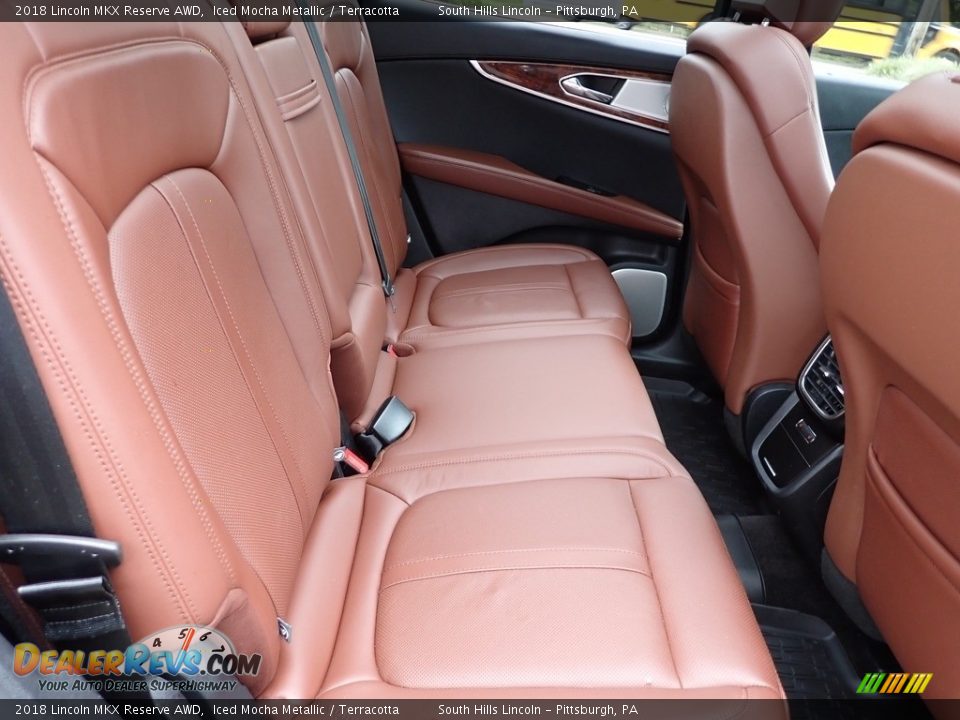 2018 Lincoln MKX Reserve AWD Iced Mocha Metallic / Terracotta Photo #14