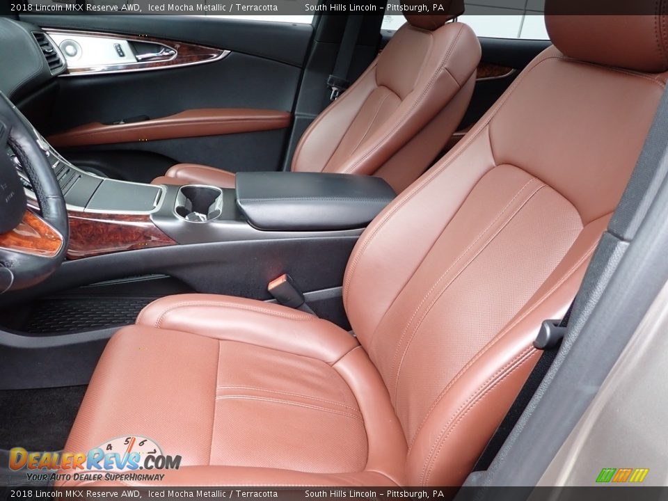2018 Lincoln MKX Reserve AWD Iced Mocha Metallic / Terracotta Photo #15