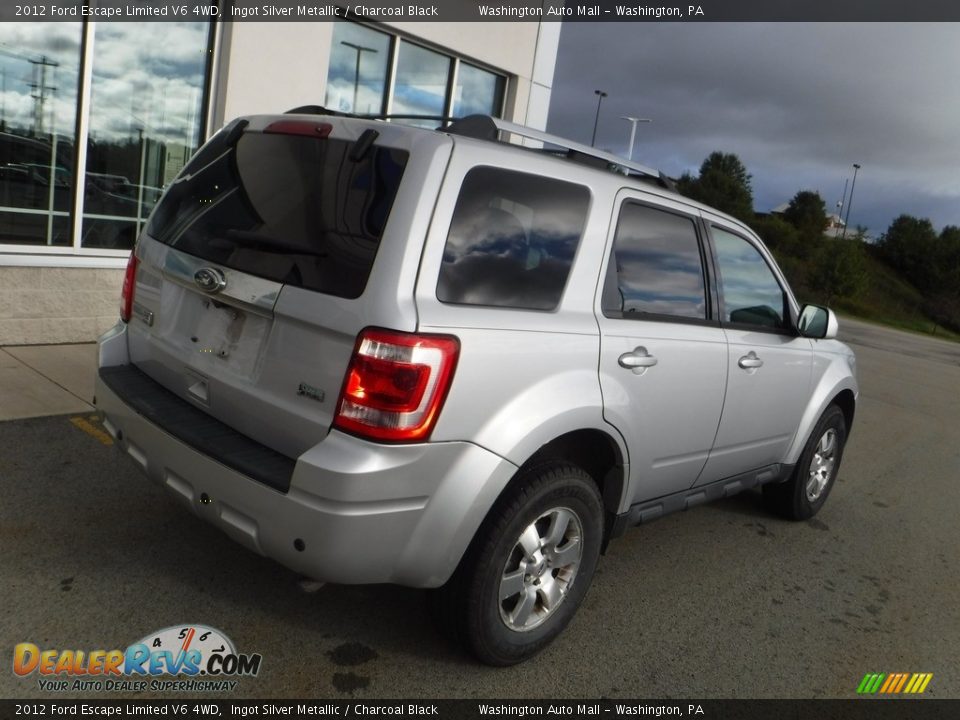 2012 Ford Escape Limited V6 4WD Ingot Silver Metallic / Charcoal Black Photo #11