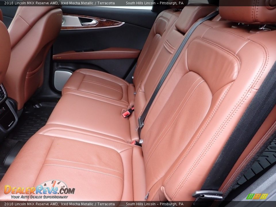 2018 Lincoln MKX Reserve AWD Iced Mocha Metallic / Terracotta Photo #16