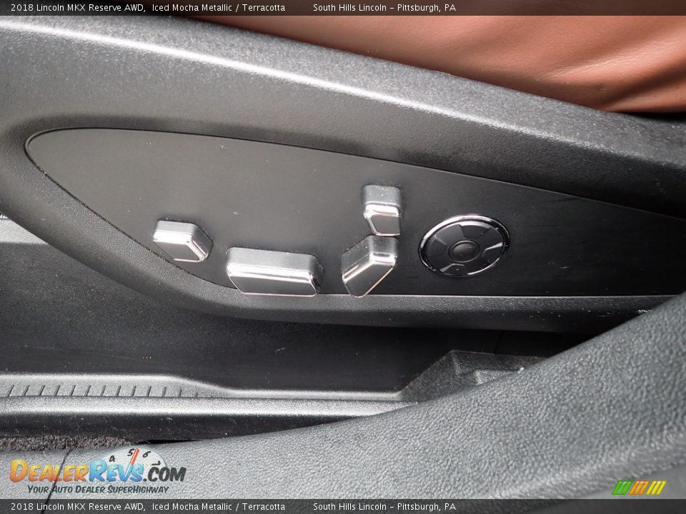 2018 Lincoln MKX Reserve AWD Iced Mocha Metallic / Terracotta Photo #19