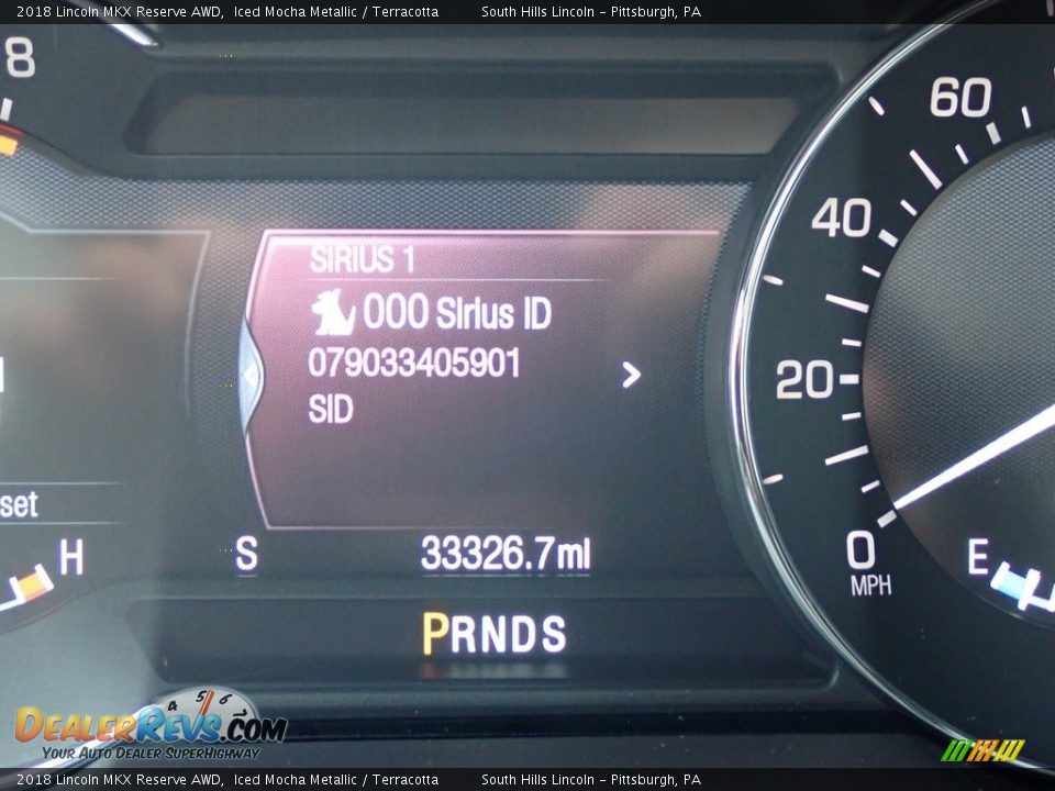 2018 Lincoln MKX Reserve AWD Iced Mocha Metallic / Terracotta Photo #24