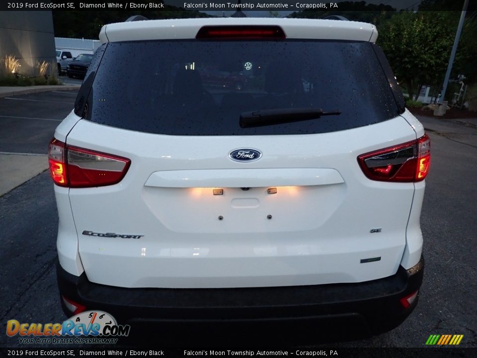 2019 Ford EcoSport SE Diamond White / Ebony Black Photo #3
