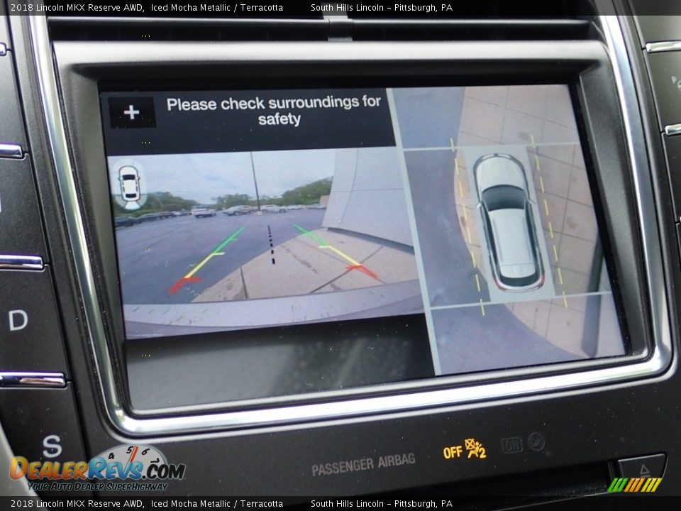 2018 Lincoln MKX Reserve AWD Iced Mocha Metallic / Terracotta Photo #25