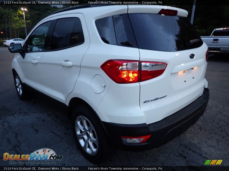 2019 Ford EcoSport SE Diamond White / Ebony Black Photo #5