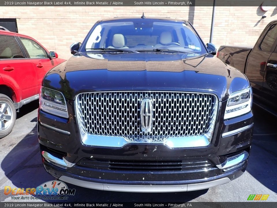 2019 Lincoln Navigator Black Label 4x4 Infinite Black Metallic / Alpine Photo #3