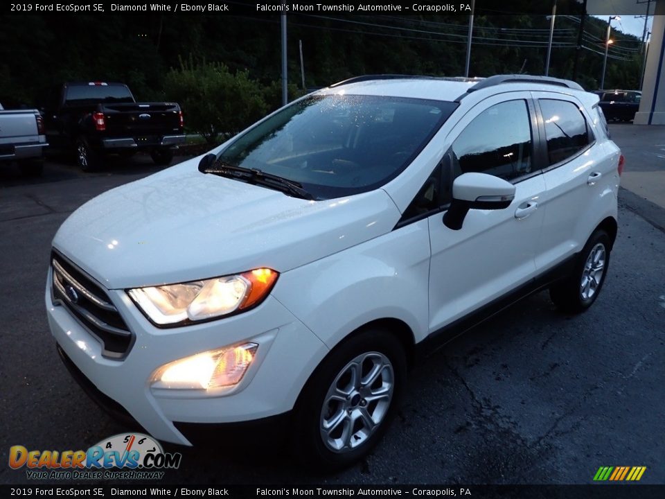 2019 Ford EcoSport SE Diamond White / Ebony Black Photo #7