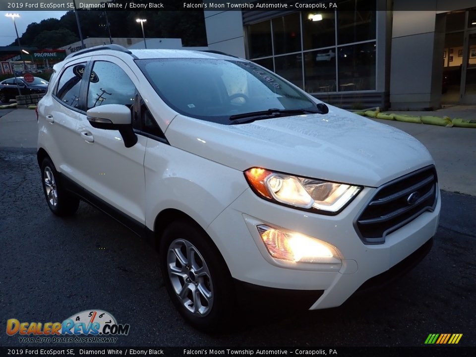 2019 Ford EcoSport SE Diamond White / Ebony Black Photo #9