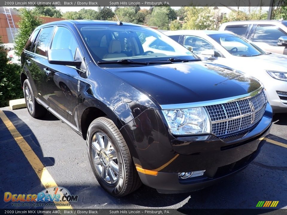 2009 Lincoln MKX Ultimate AWD Black / Ebony Black Photo #4