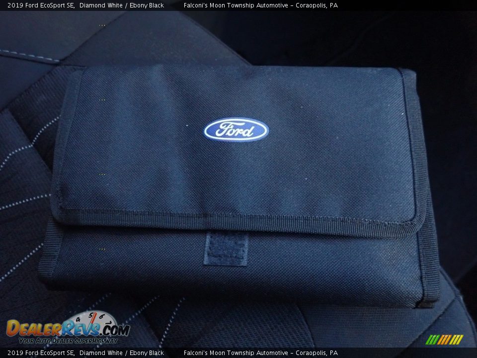2019 Ford EcoSport SE Diamond White / Ebony Black Photo #14