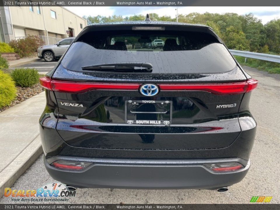 2021 Toyota Venza Hybrid LE AWD Celestial Black / Black Photo #8