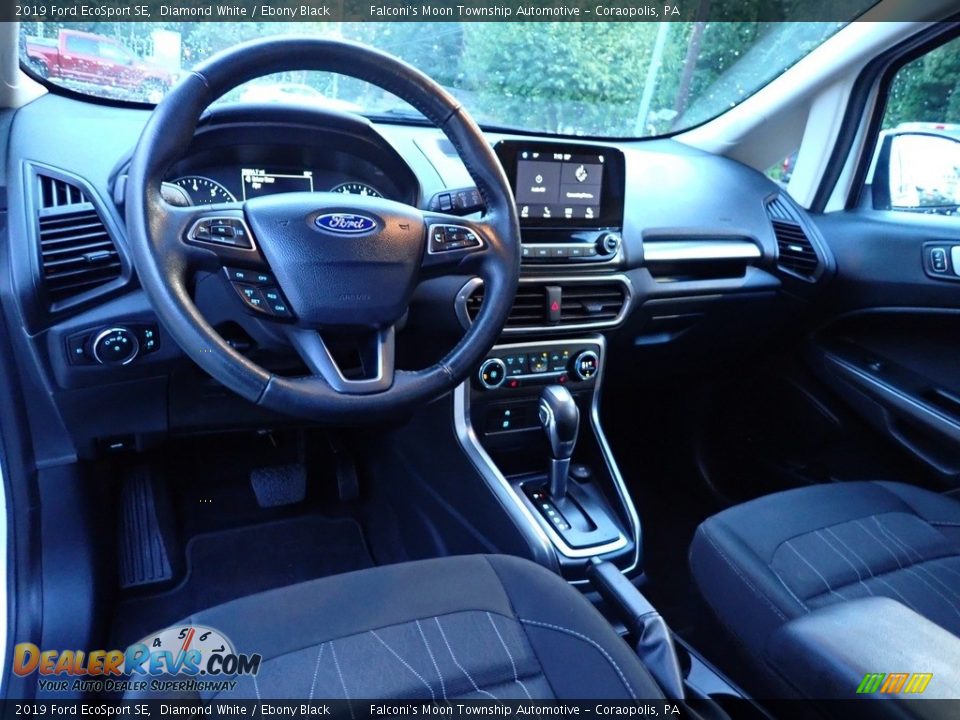 2019 Ford EcoSport SE Diamond White / Ebony Black Photo #20