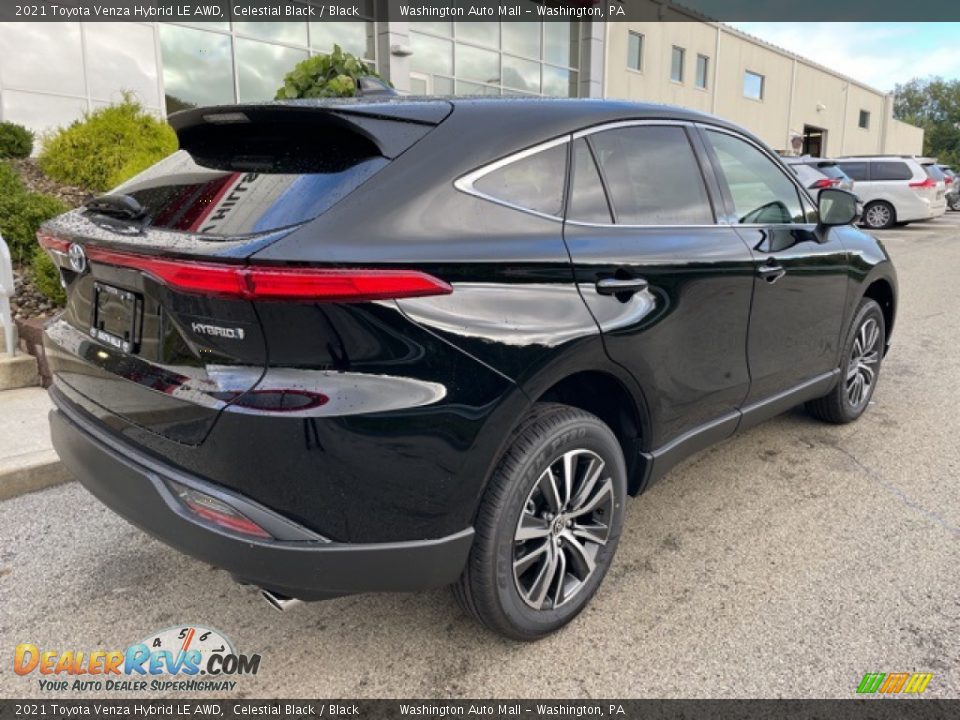 2021 Toyota Venza Hybrid LE AWD Celestial Black / Black Photo #9