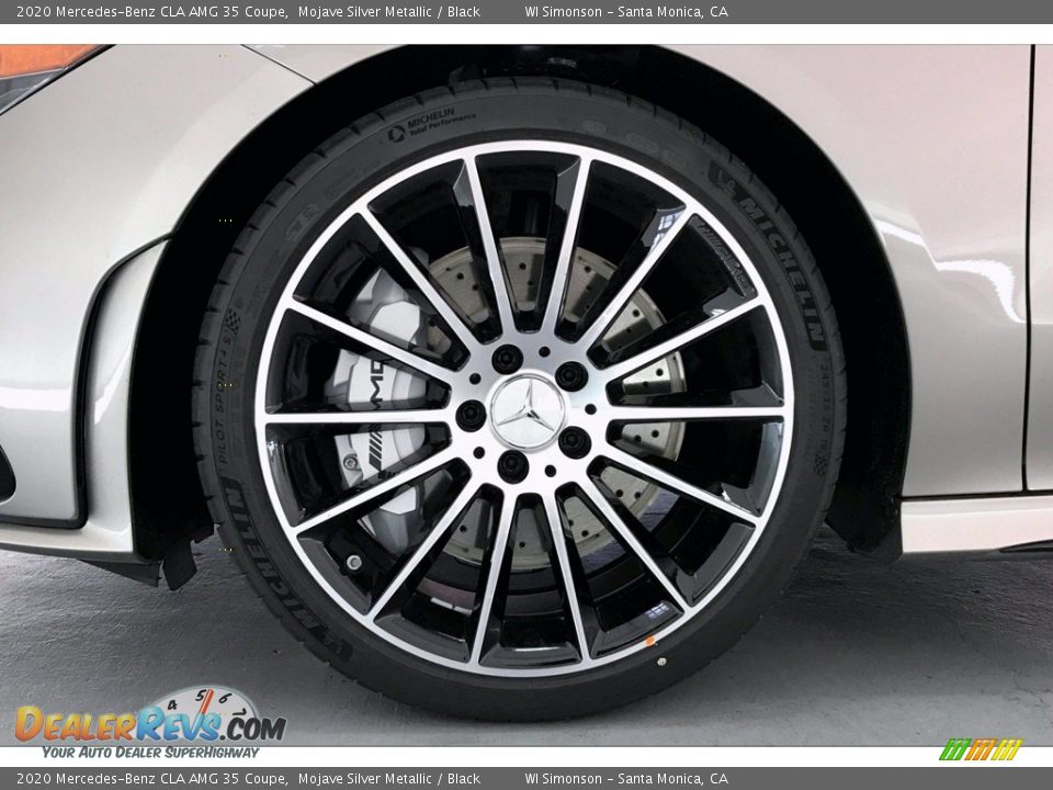 2020 Mercedes-Benz CLA AMG 35 Coupe Mojave Silver Metallic / Black Photo #8