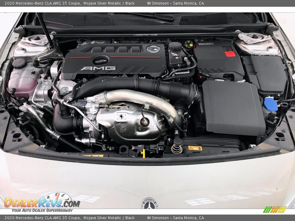 2020 Mercedes-Benz CLA AMG 35 Coupe Mojave Silver Metallic / Black Photo #9