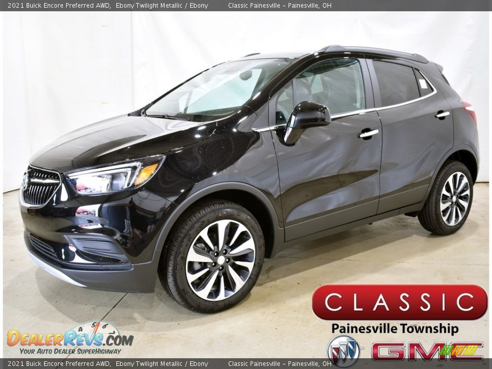 2021 Buick Encore Preferred AWD Ebony Twilight Metallic / Ebony Photo #1