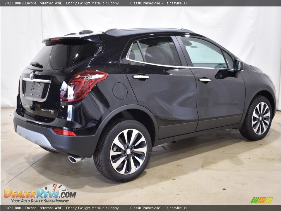 2021 Buick Encore Preferred AWD Ebony Twilight Metallic / Ebony Photo #2