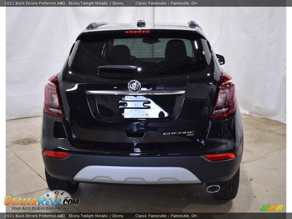 2021 Buick Encore Preferred AWD Ebony Twilight Metallic / Ebony Photo #3