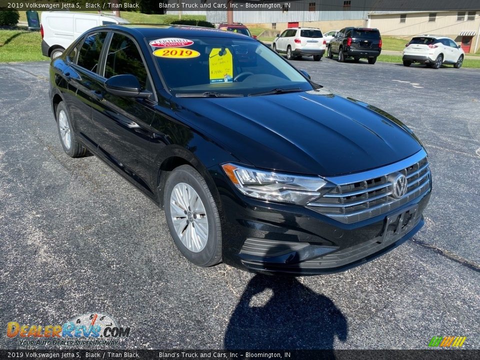 2019 Volkswagen Jetta S Black / Titan Black Photo #4