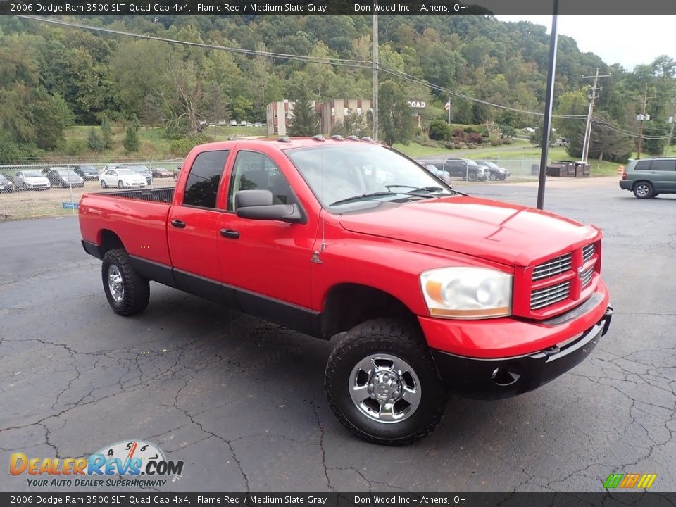 Front 3/4 View of 2006 Dodge Ram 3500 SLT Quad Cab 4x4 Photo #2