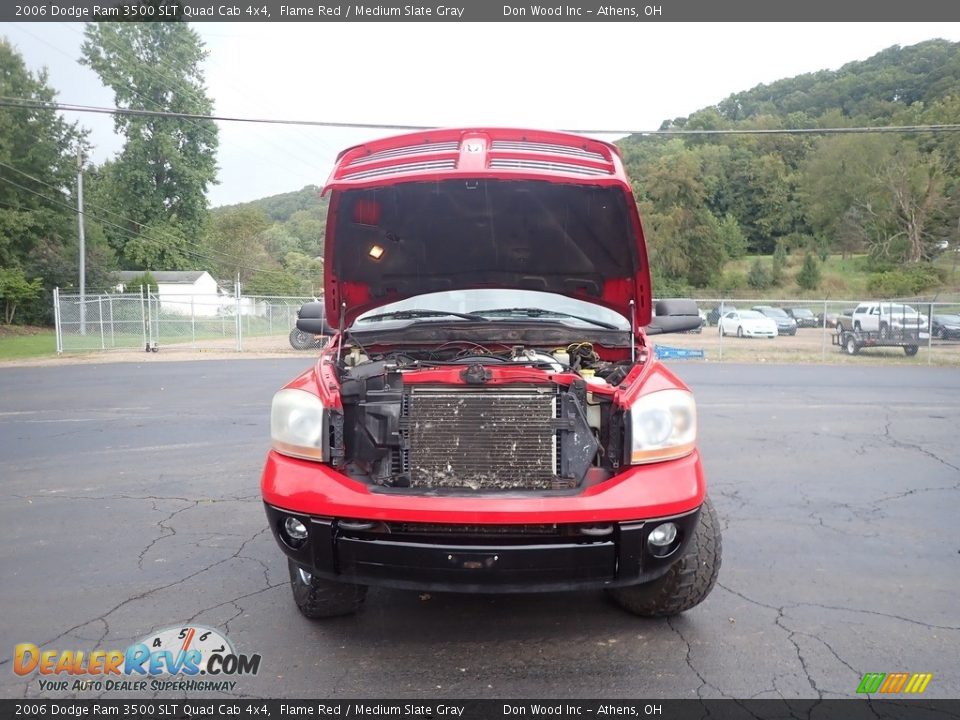 2006 Dodge Ram 3500 SLT Quad Cab 4x4 Flame Red / Medium Slate Gray Photo #5