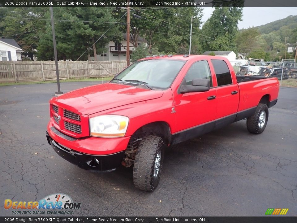 Flame Red 2006 Dodge Ram 3500 SLT Quad Cab 4x4 Photo #8