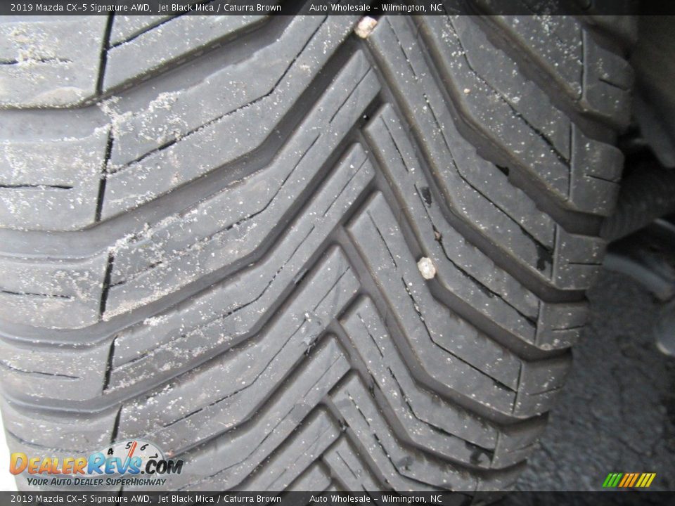 2019 Mazda CX-5 Signature AWD Jet Black Mica / Caturra Brown Photo #9