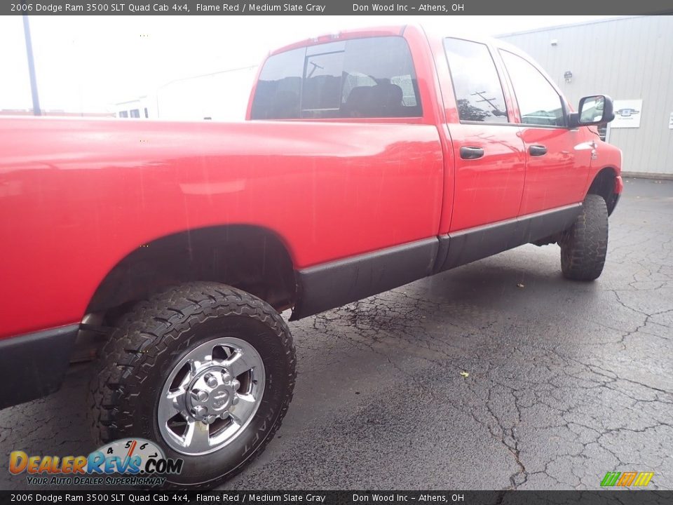 2006 Dodge Ram 3500 SLT Quad Cab 4x4 Flame Red / Medium Slate Gray Photo #16