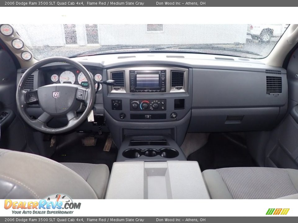 Dashboard of 2006 Dodge Ram 3500 SLT Quad Cab 4x4 Photo #17