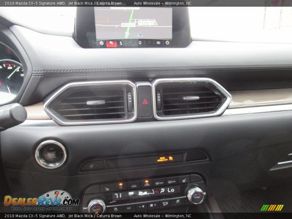 2019 Mazda CX-5 Signature AWD Jet Black Mica / Caturra Brown Photo #17