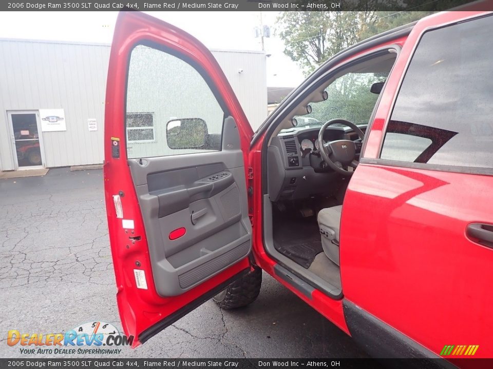 2006 Dodge Ram 3500 SLT Quad Cab 4x4 Flame Red / Medium Slate Gray Photo #19