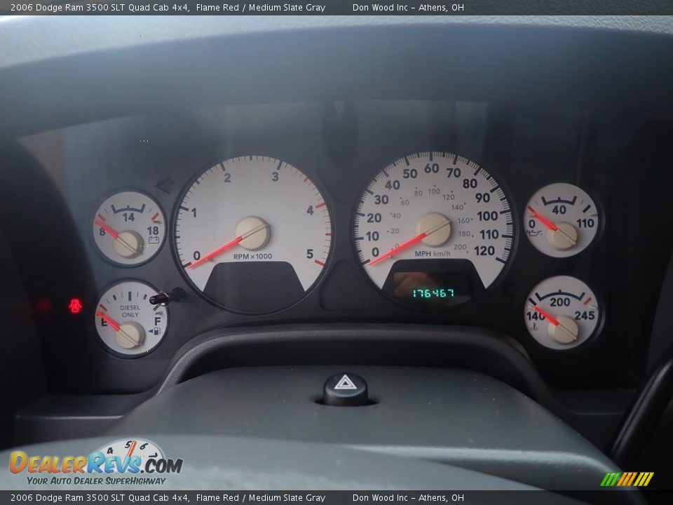 2006 Dodge Ram 3500 SLT Quad Cab 4x4 Gauges Photo #24