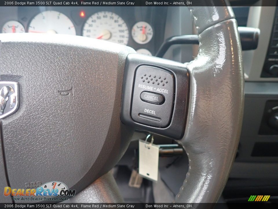 2006 Dodge Ram 3500 SLT Quad Cab 4x4 Steering Wheel Photo #26