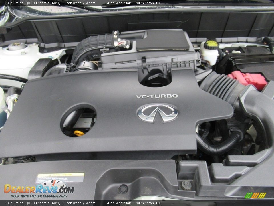 2019 Infiniti QX50 Essential AWD Lunar White / Wheat Photo #6