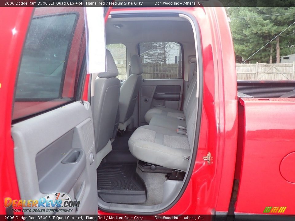 Rear Seat of 2006 Dodge Ram 3500 SLT Quad Cab 4x4 Photo #32