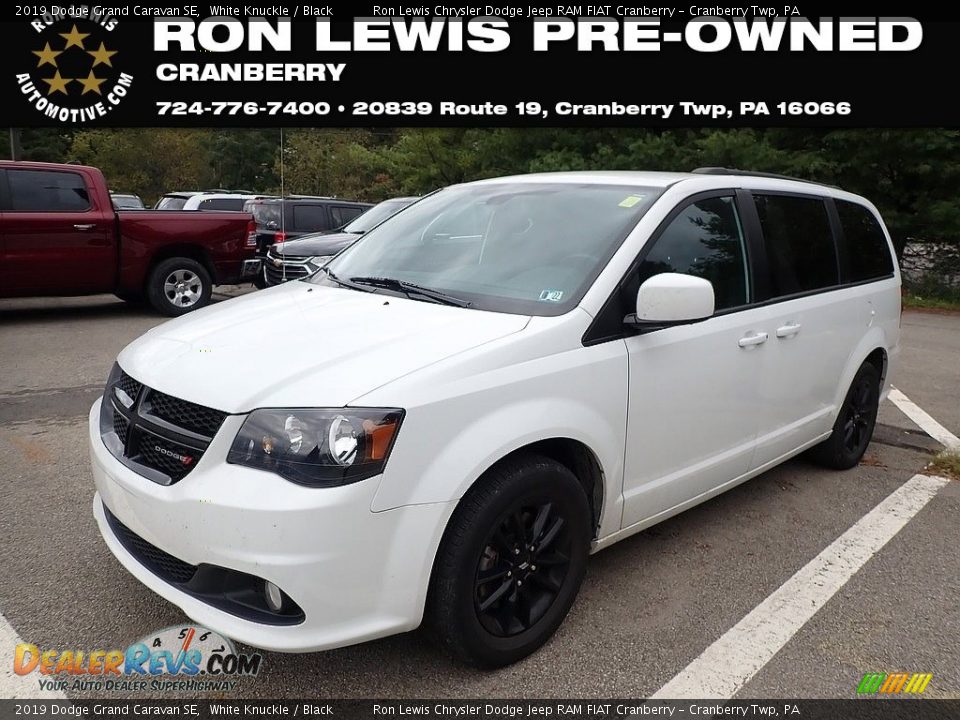 2019 Dodge Grand Caravan SE White Knuckle / Black Photo #1