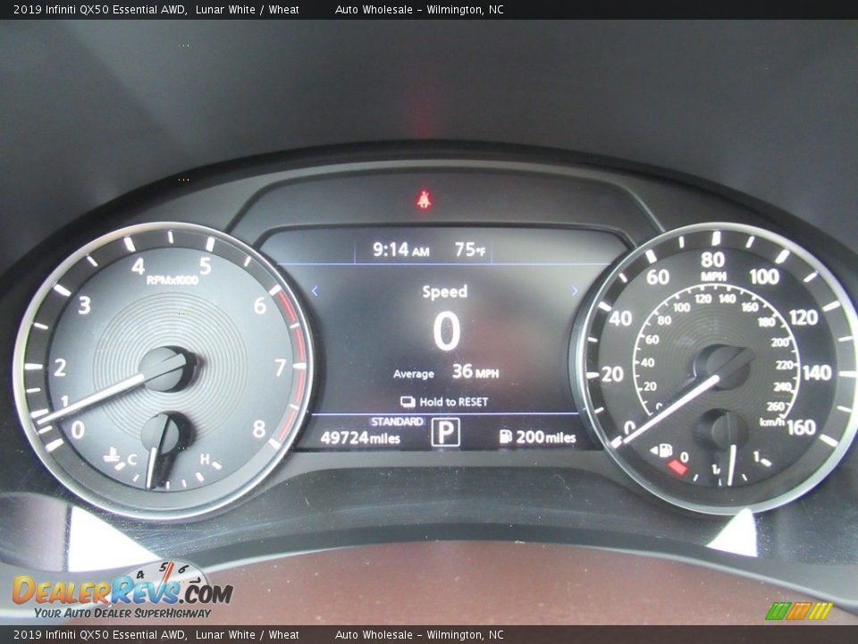 2019 Infiniti QX50 Essential AWD Lunar White / Wheat Photo #16