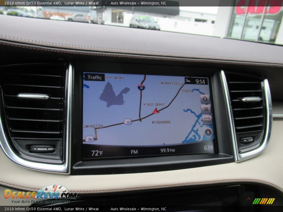 2019 Infiniti QX50 Essential AWD Lunar White / Wheat Photo #17